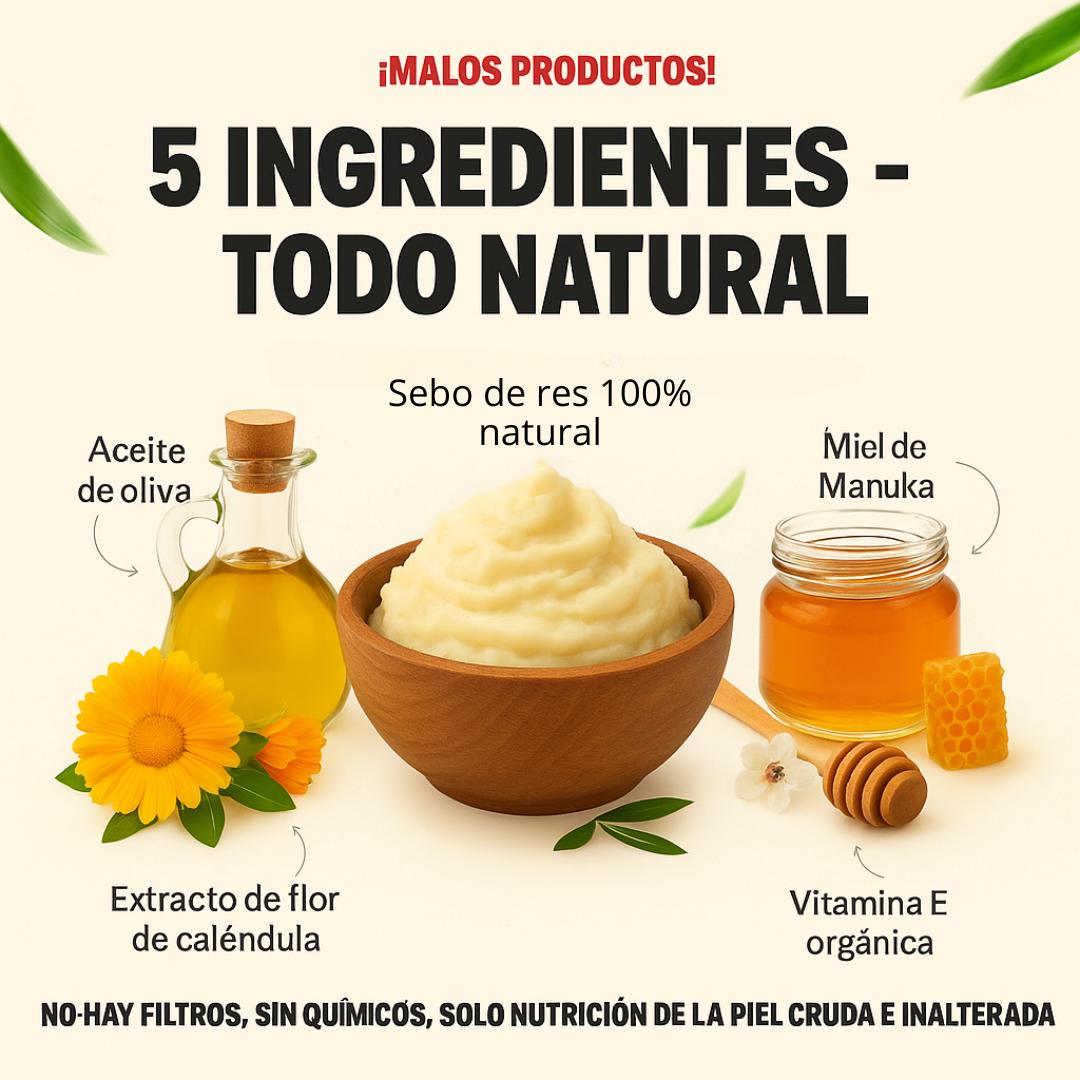 EVIL GOODS - Sebo de res 100% natural (IMPORTADO)