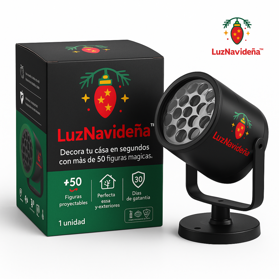 LuzNavideña™ – Decora tu casa con más de 50 figuras mágicas.