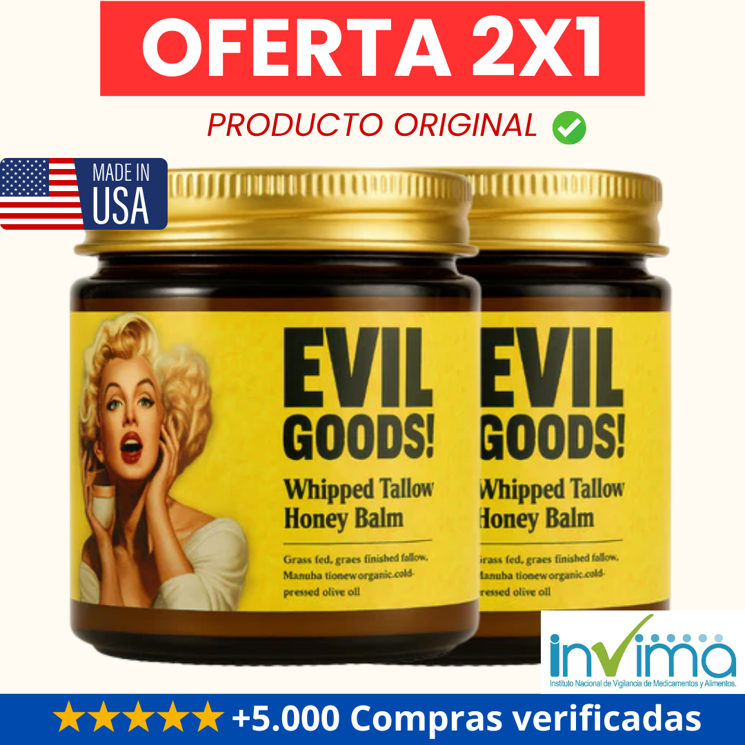 EVIL GOODS - Sebo de res 100% natural (IMPORTADO)