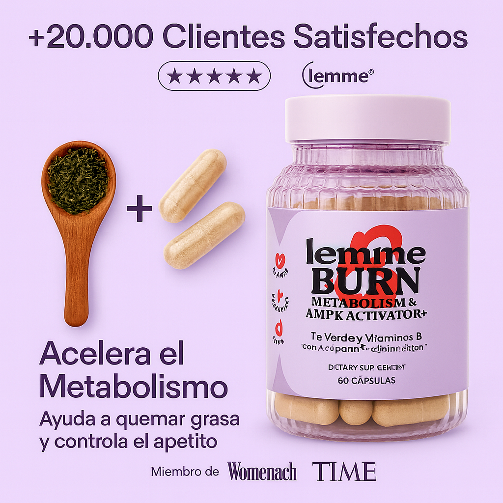 LEMME BURN - Quemador de grasa x60 capsulas (ORIGINAL)