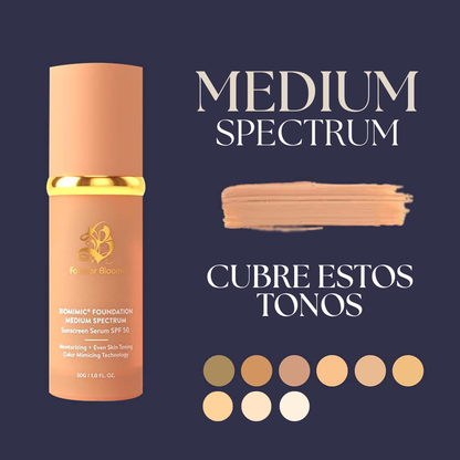 FOREVER BLOOM - Protector solar 4 en 1