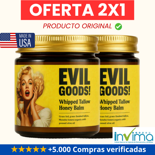 EVIL GOODS - Sebo de res 100% natural (IMPORTADO)