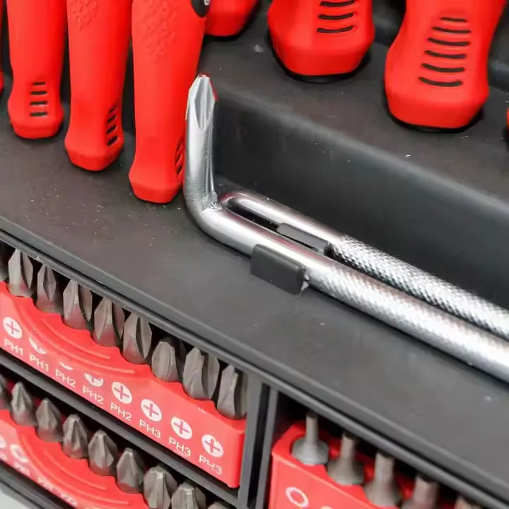 TOOTLJOY - Set profesional de destornilladores de 100 piezas