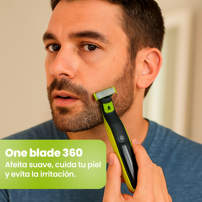 ONE BLADE 360 - Rasuradora original efecto cuchilla